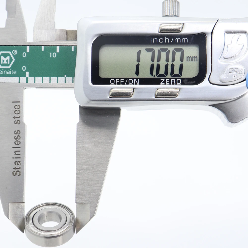 S697ZZ подшипник 7*17*5 мм (10 шт.) ABEC-1 440C ролик из нержавеющей стали S697Z S697 Z ZZ шариковые