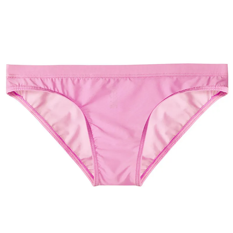 LYun мужские прозрачные треугольные Трусы из хлопка и полиэстера с низкой талией