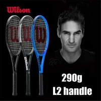 newest professional full carbon tennis racket l2 handle 290g adult training single racket with bag ultra light raquete de t%c3%aanis