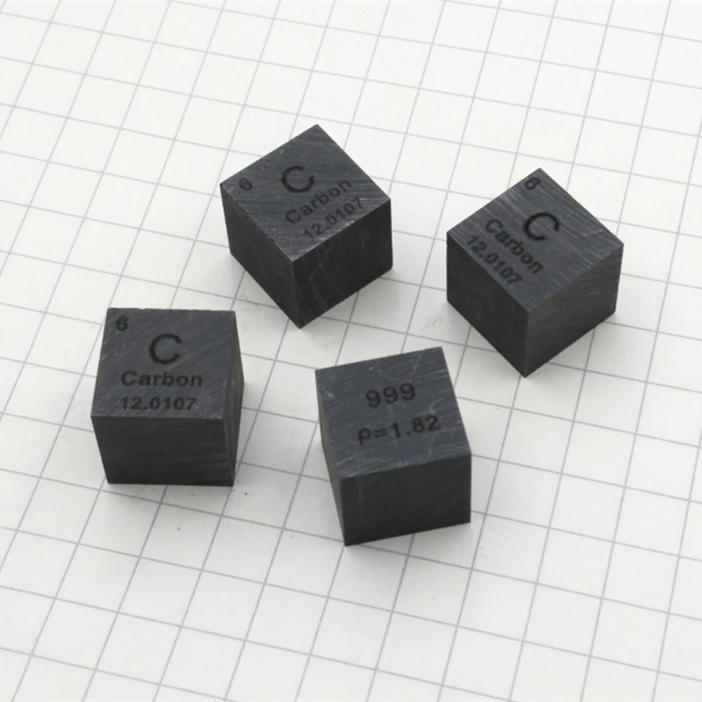 

Carbon Periodic Table Cube 99.9% Pure Length 10mm Weight 1.79g