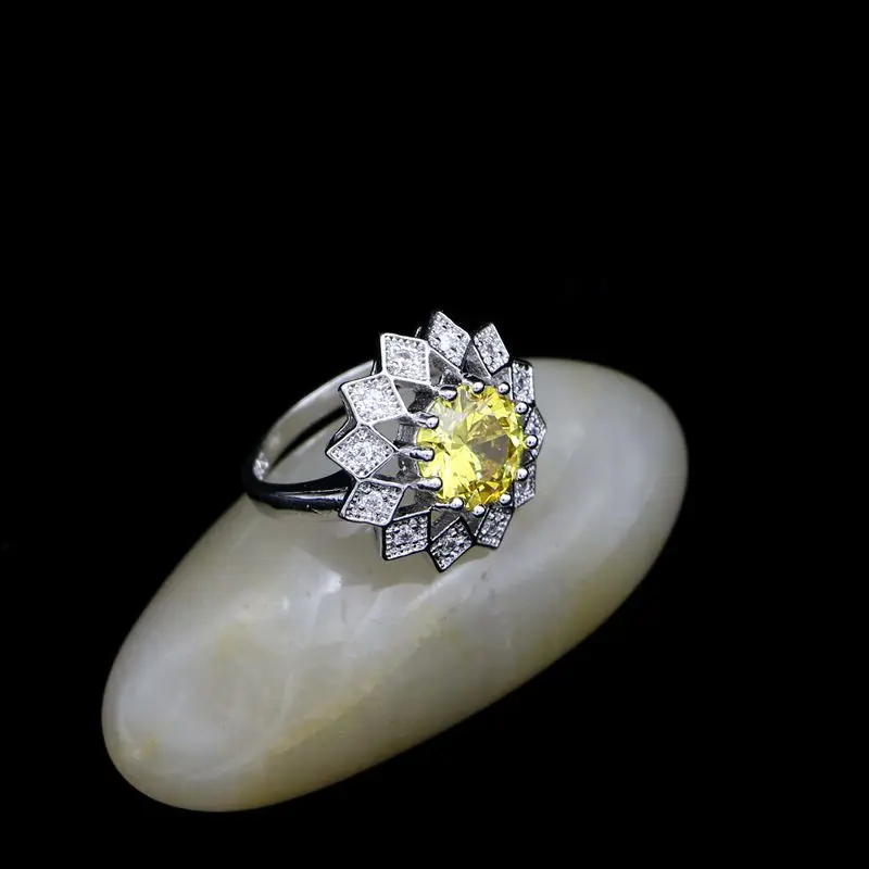 Комплект из колье серёг и кольца серебра 925 пробы|Ювелирные наборы| |