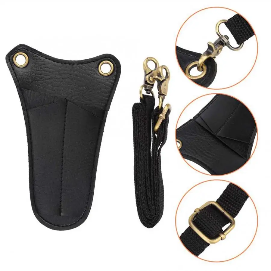 Профессиональные ПУ Ножницы по коже сумка расческа для волос хранения