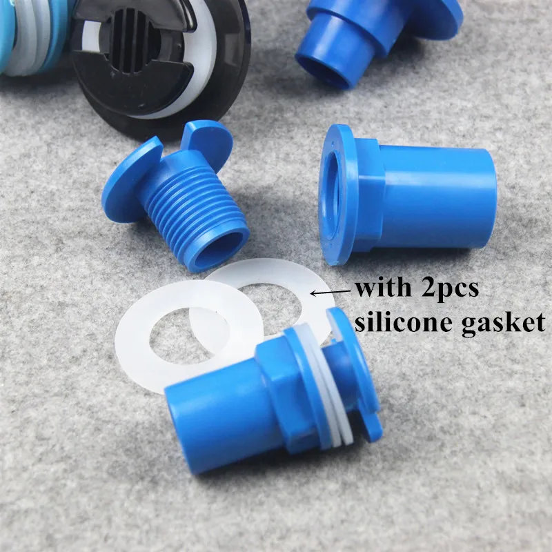 Сливное соединение для воды 25mm 50mmO.D аквариума сада резервуара сливное дна