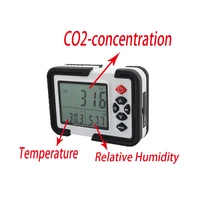 ht 2000 digital co2 meter co2 monitor detector gas analyzer 9999ppm co2 analyzers temperature relative humidity tester