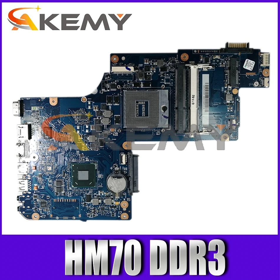Материнская плата AKEMY H000043520 для ноутбука Toshiba Satellite C875 L870 L875 C870 HM70 DDR3 100%