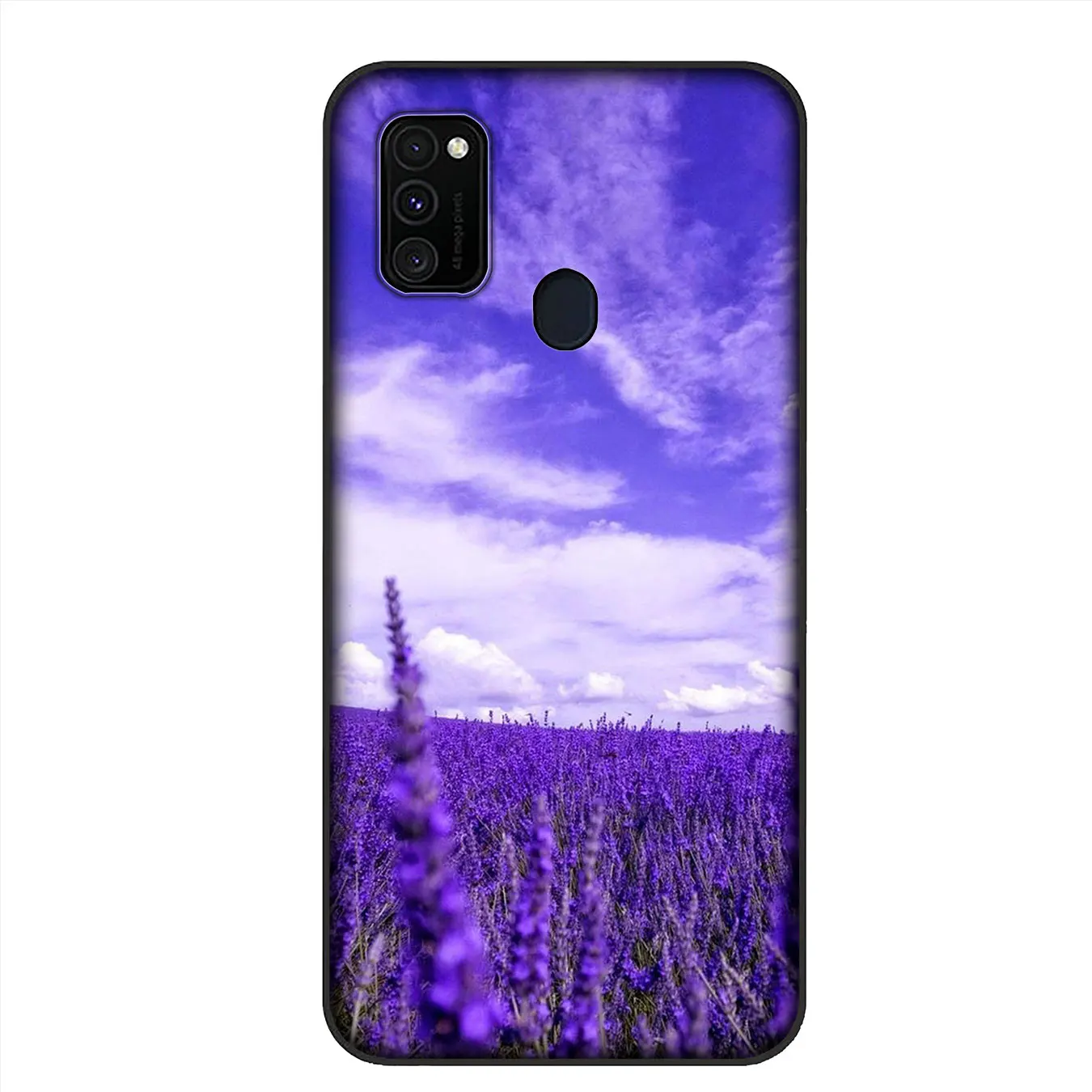 infinity on Purple Lotus flower peony Soft Case for Samsung Galaxy A70 A60 A50 A40 A30 A20 A10 A70S A50S A30S A20S A10S A20E |