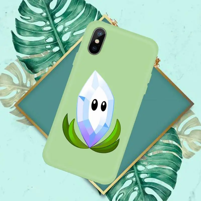 

Cartoons Plants vs. Zombies game Phone Case Candy Color for iPhone 11 12 mini pro XS MAX 8 7 6 6S Plus X SE 2020 XR