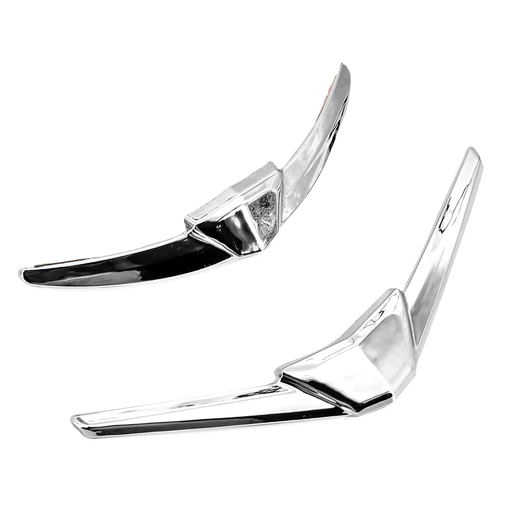 1 шт. ABS хромированный чехол для передних и задних крышек мотоцикла накладка