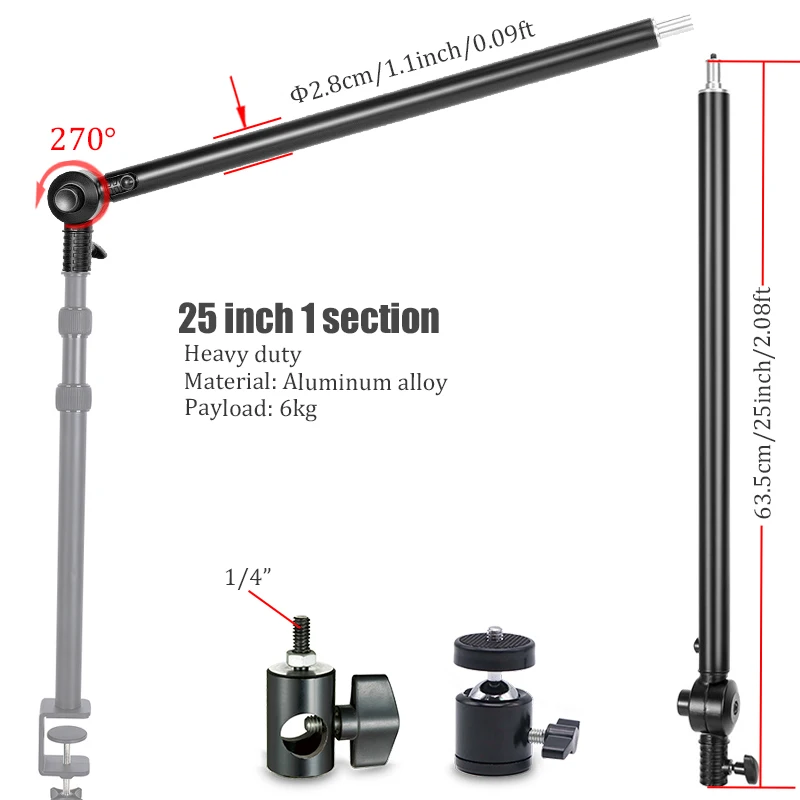 Рукоятка BFOLLOW Magic Boom для фотосъемки со штативом крепление камеры держатель