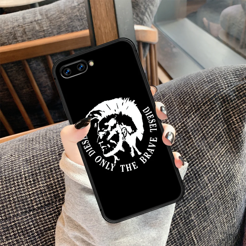 

Italian Diesel Fashion Brand Phone Case Cover Hull For HUAWEI honor 7a 8 8s 8a 8x 9 9x 10 20 i Lite Pro black Etui Luxury Funda