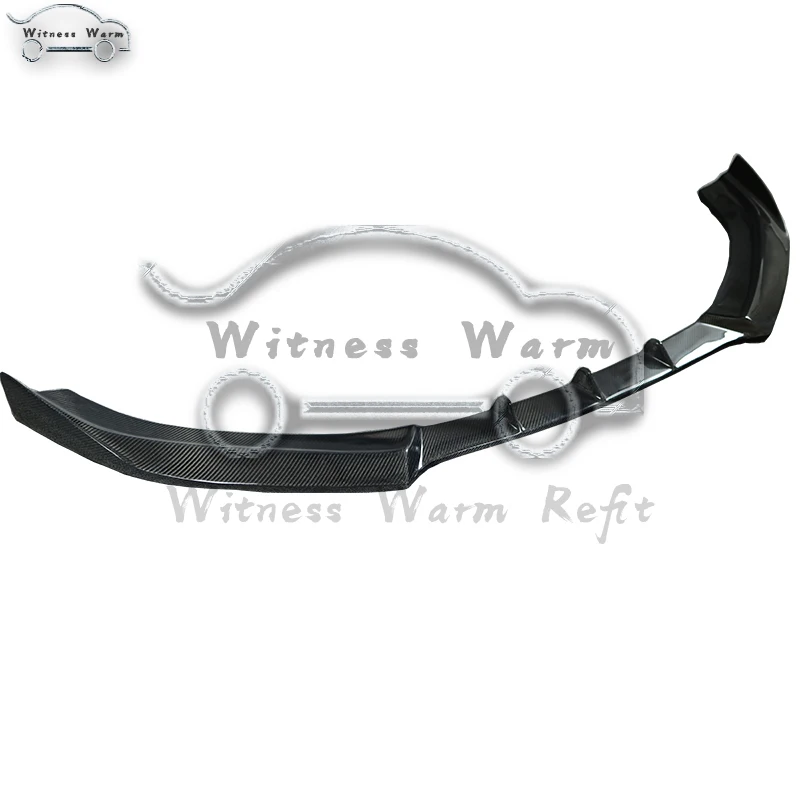 Автомобильный Стайлинг спойлер для переднего бампера автомобиля из углеродного