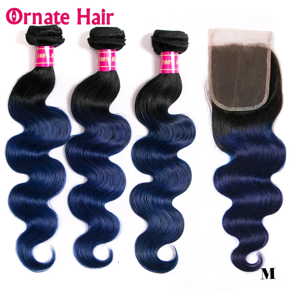 Цветные волнистые человеческие волосы с эффектом омбре пучки застежкой