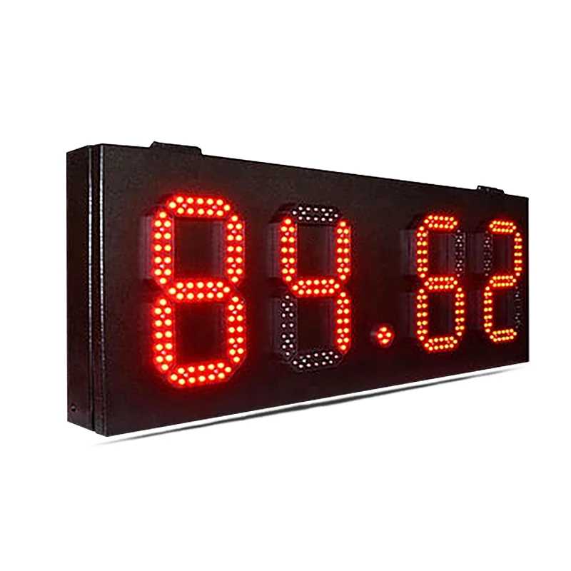 

[Honghao] hot selling outdoor rain proof iron box 8-inch single red LED digital 88.88 LED outdoor gas station price mark