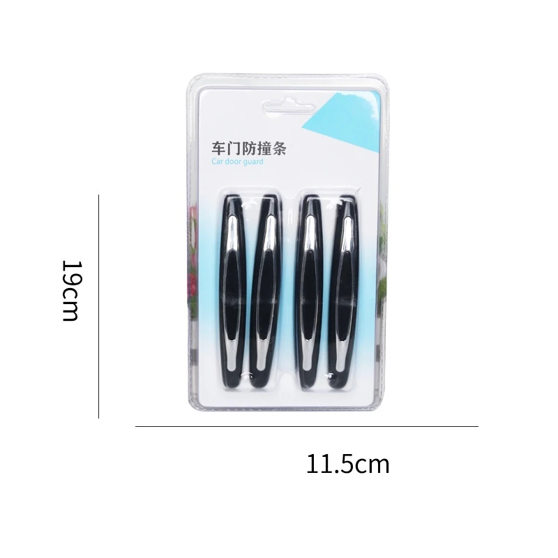

4pcs/set car door edge protection anti-scratch strip universal With Steel bumper Easy to install tape decoration Car exterior