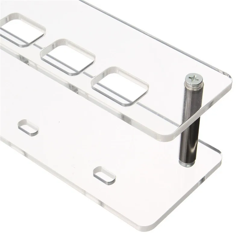 10 сетки акриловые Зубная щётка овальные макияжные кисти Дисплей держатель