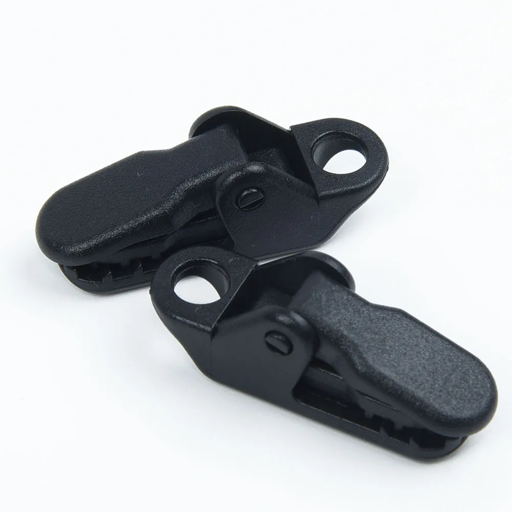 

10PCS Camping Awning Tent Pole Corner Connector Buckle Fixing-Clamp Clip Tools