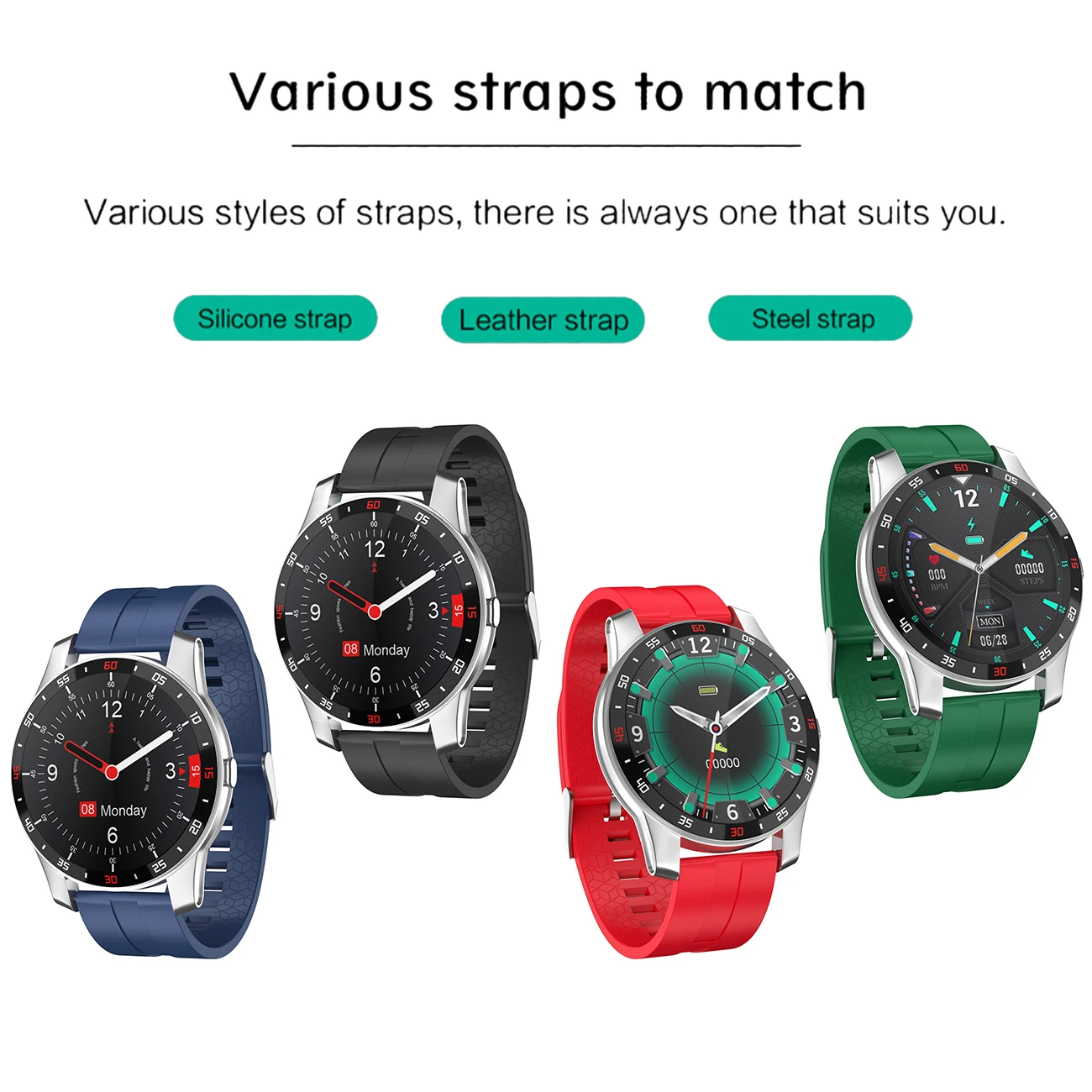 

F12pro Smart Watches IP67 Waterproof Health & Fitness Smartwatch Metal Body 360*360 Fashion Business Men's Watch