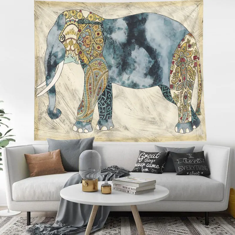 Популярный настенный гобелен индийский из полиэстера богемное пляжное одеяло