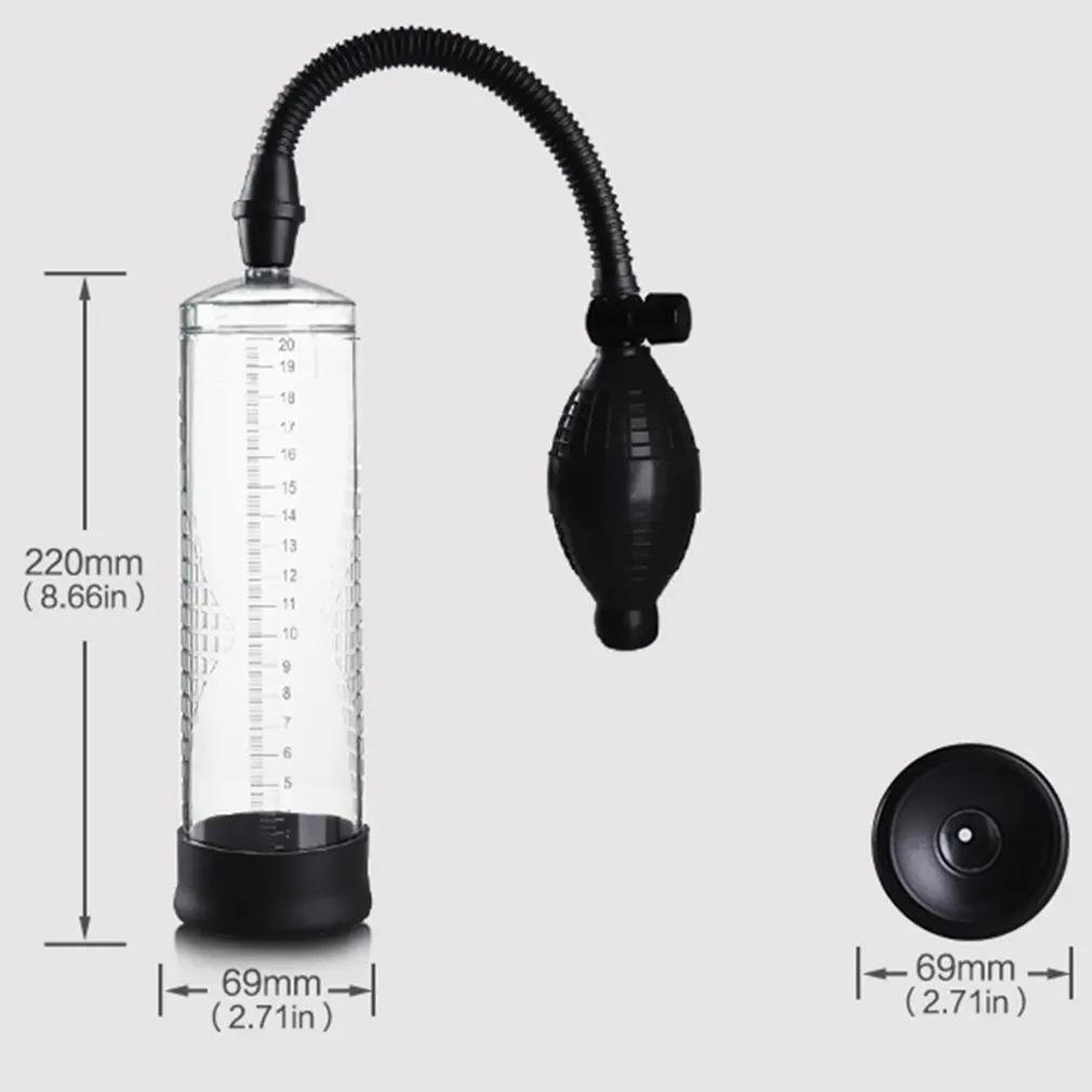 Penis Extender Pump Enlargement Trainer Male Masturbator Vacuum Sex Toy for Men Adult Sexy Product ABS |