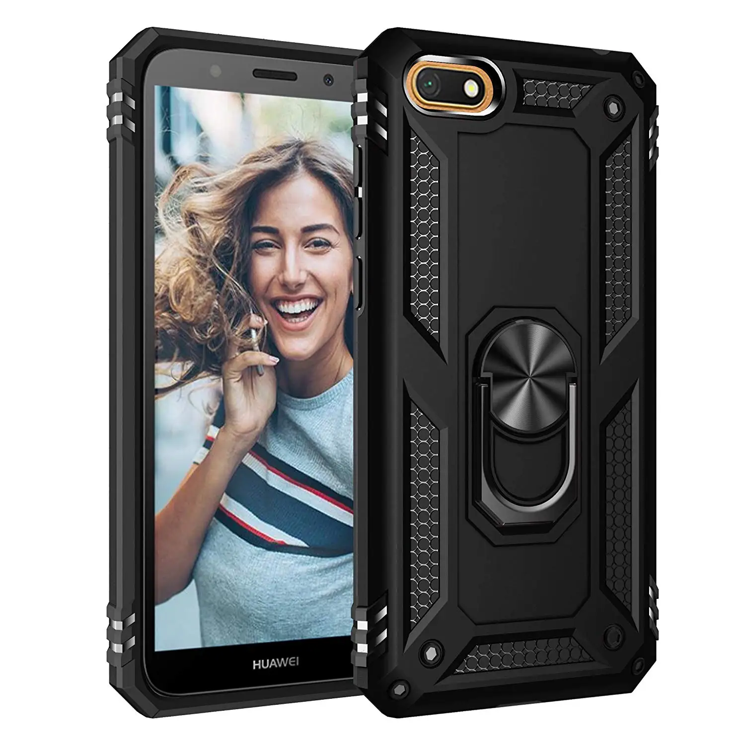 

Shockproof Case for Huawei Honor 8S 7A Case Bumper on Honor 7A 7S 8A 8S 9A 9S 9C Military Armor Magnetic Car Holder Phone Cover