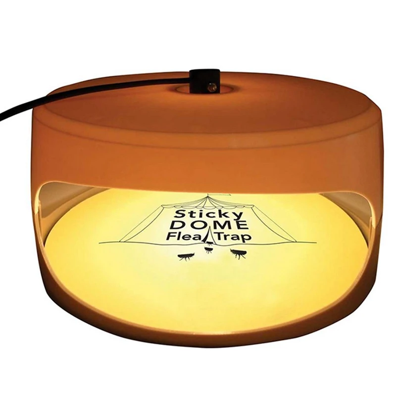 Ловушка для блох с 2 клеевыми дисками водонепроницаемая Нетоксичная ловушка