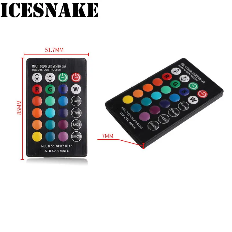 Icesnake автомобильный RGB 12 В T10 светодиодный RGB-5050 6 SMD внутренний декоративсветильник