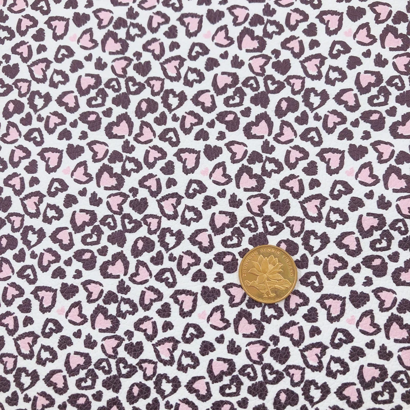 Новая Радуга 30 х13 8 см/рулон искусственная кожа с рисунком в виде сердца на День