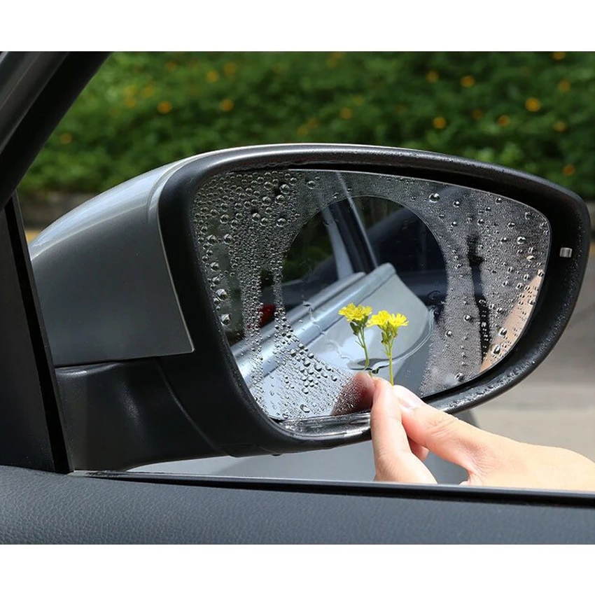 2 шт. Автомобильная задняя зеркальная защитная пленка противотуманное стекло