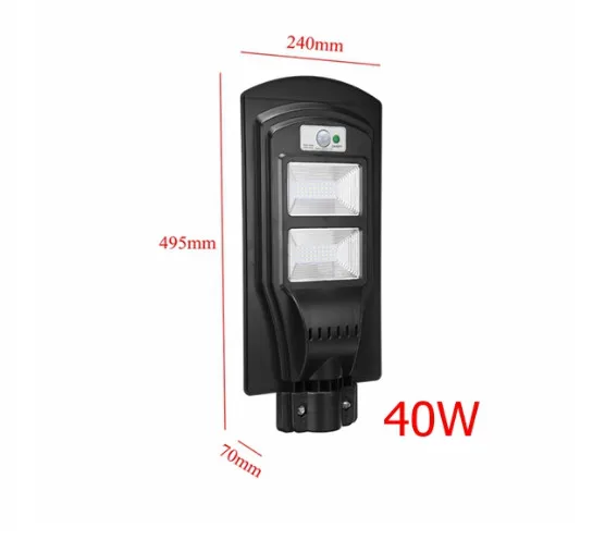changeable 20/40/60W светодиодный настенный светильник IP65 Солнечный уличный световой радар motion 2 в 1 постоянно яркие и индукционные солнечные Сенсор дистанционного Управление - Испускаемый цвет: changeable