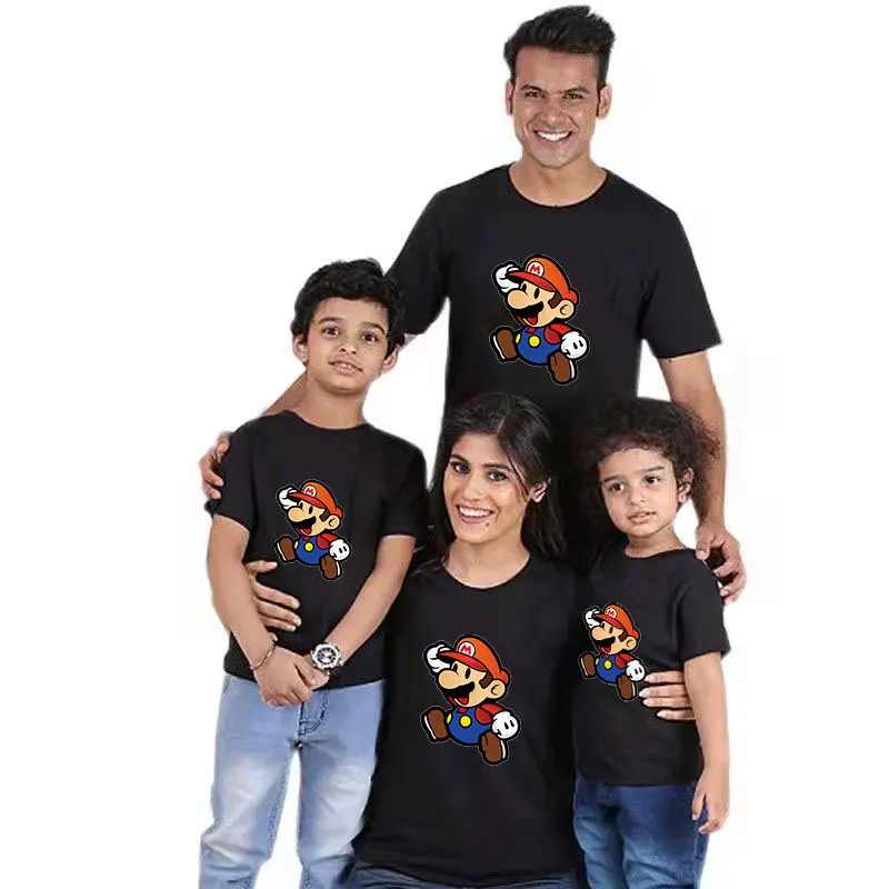 

Летние хлопковые топы Lolocee для детей, матерей, родителей, повседневная одежда для дочери и семьи