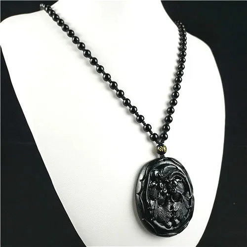 Сертифицированный китайский натуральный черный зеленый нефрит Золотая рыбка