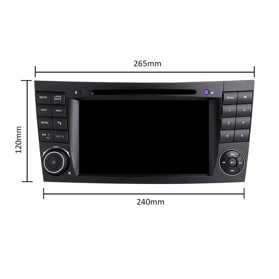 4G 64G Android 9,0 автомобильный dvd-плеер для Mercedes Benz e-класс W211 E200 E220 E300 E350 E240 E270 E280 CLS класс W219 радио gps pc