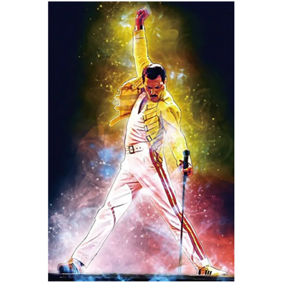 

Алмазная живопись "сделай сам", Королевский браслет, Freddie Mercury 5D, алмазная вышивка стразы, картины, полный фотографий, подарок