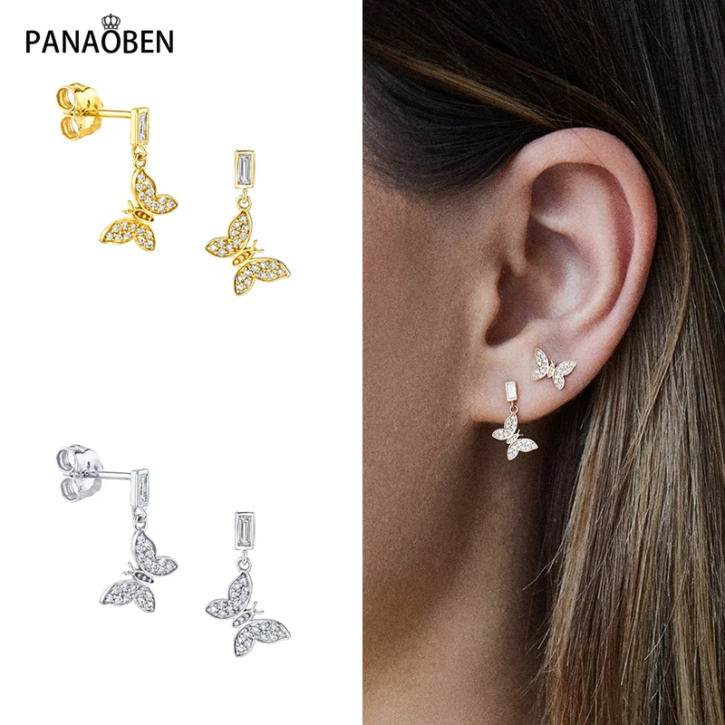 

Женские серьги с цирконом, из серебра 925 пробы