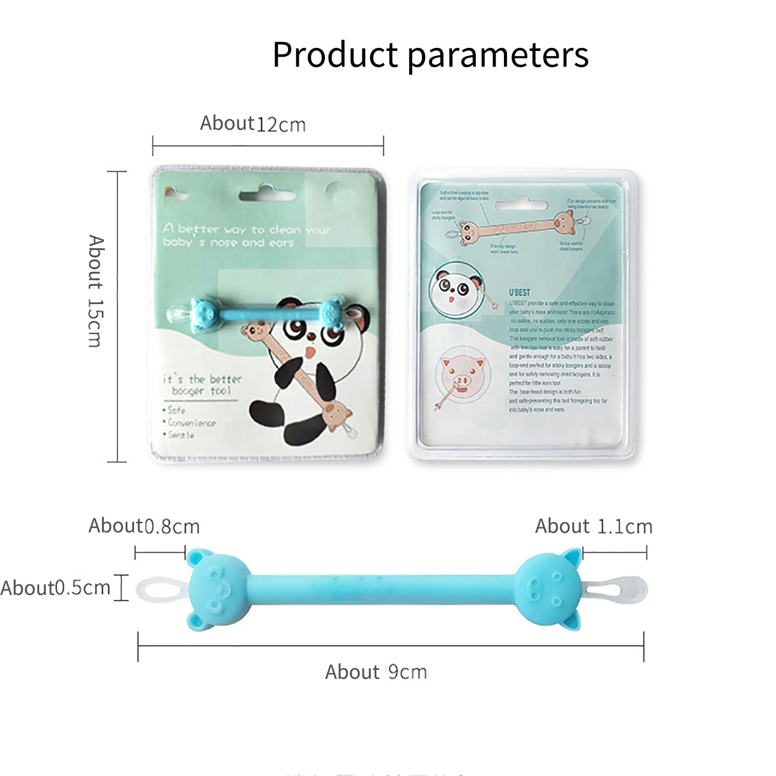 

Baby Luminous Dig Ear Scoop Ear Spoon Light Kids Ears Cleaning With Light Cartoon Bear Earwax Scoop Scooping Baby Care Tools