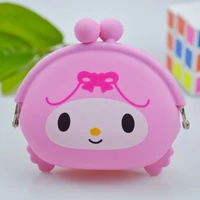 2019 new fashion lovely kawaii candy color cartoon animal women girls wallet multicolor jelly silicone coin bag purse kid gift