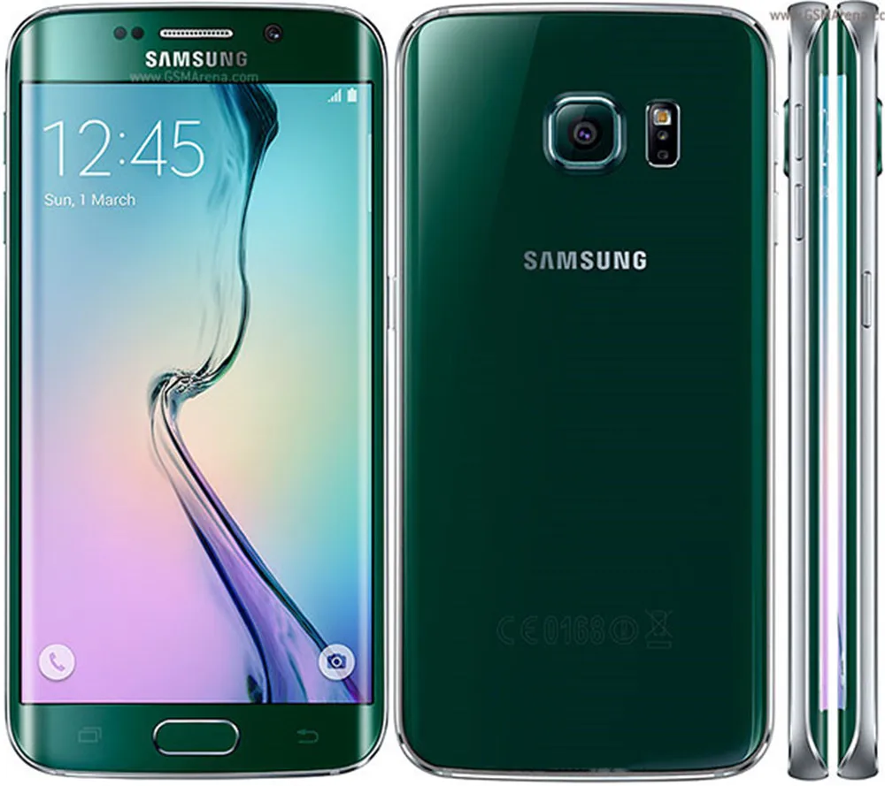 Разблокированный телефон samsung Galaxy S6 edge G925F LTE Восьмиядерный 5,1 дюймов NFC 3 Гб ram 32 Гб rom отпечаток пальца