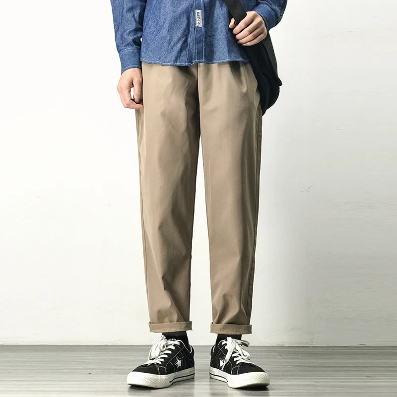 Мужские шаровары для бега мужские черные хлопковые комфортные брюки Летние