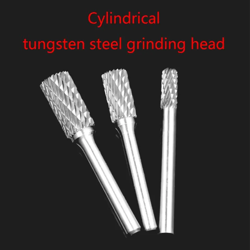 

8pcs 1/4'' Shank Double Cut Tungsten Carbide Rotary Burr Burs Bit for Die Grinder Drill Metal Carving