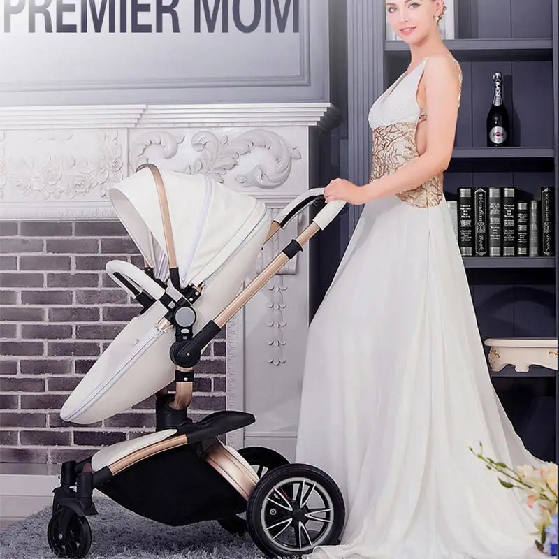 

Baby Stroller 3 in 1 Tricycle Baby Walker High Landscape Stroller Folding Strollers Baby Trolley Baby Cart For Children Pushcart