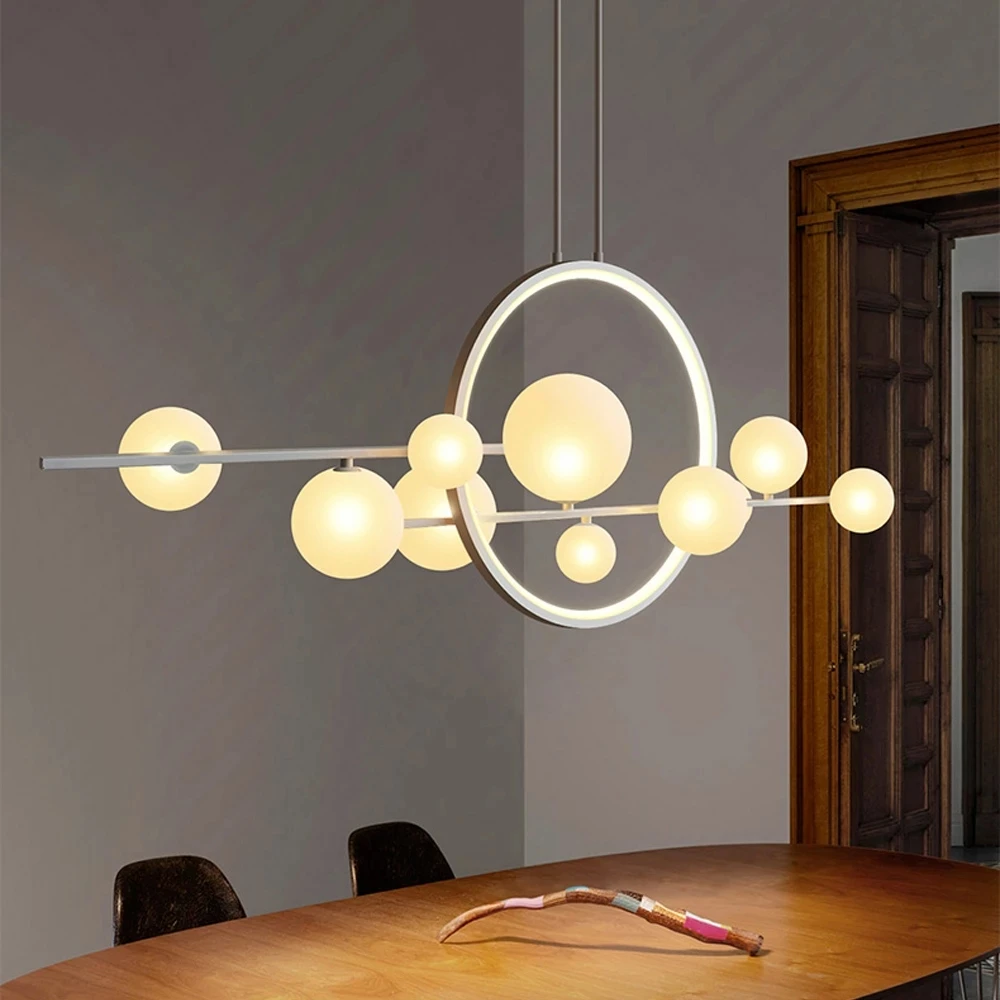 Lámpara de araña de salón LED de burbujas, iluminación de Bar, restaurante, cocina, G9, 110-220V, Loft, Deco, nuevo diseño