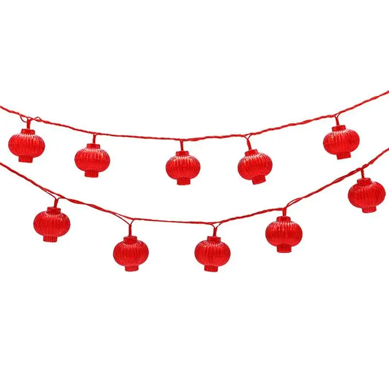 

1Pc New Year Lantern String Light Luminous Festival LED Light Party Layout Red