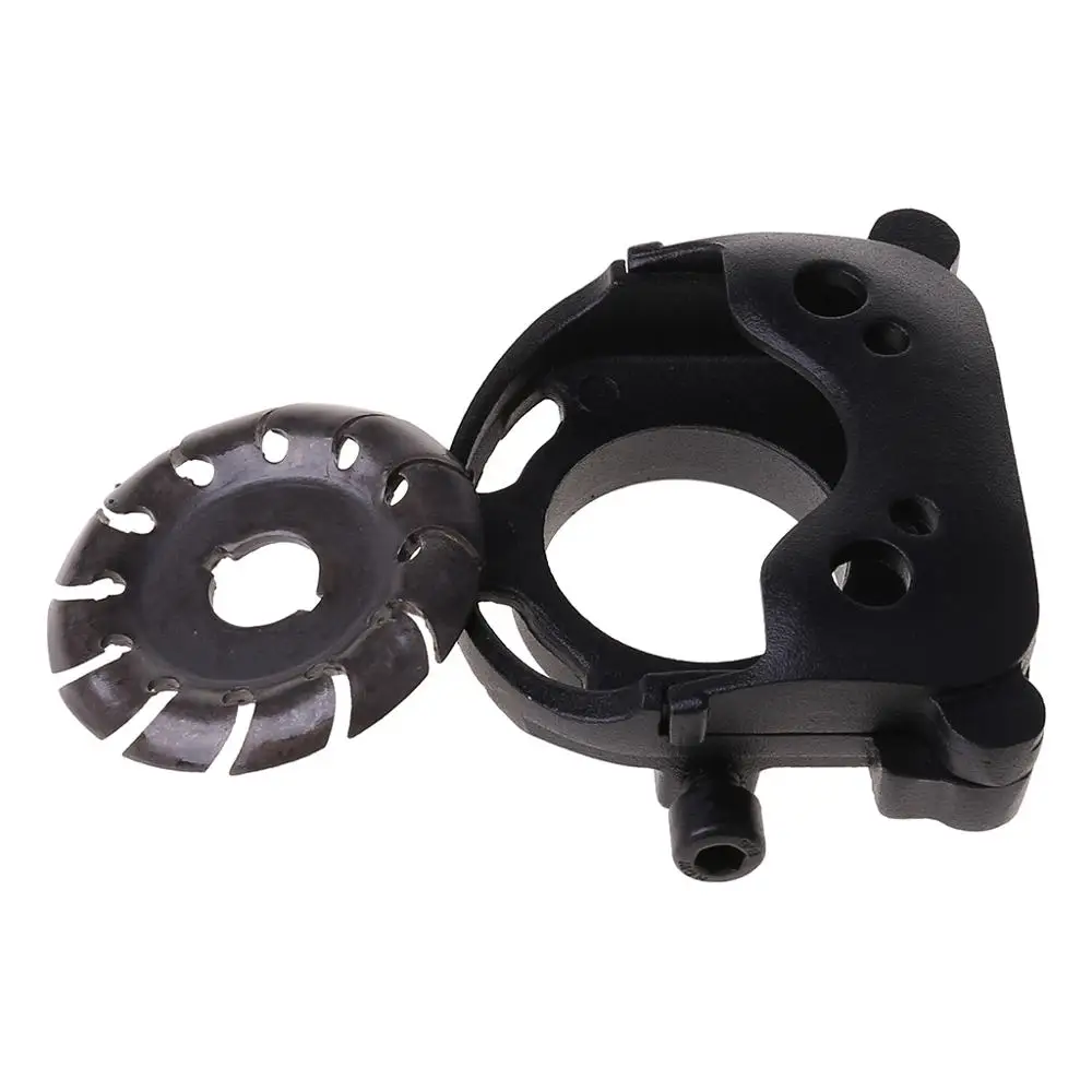 

2 Pcs/set 12 Teeth 16mm Bore Shaping Disc 65mm Angle Grinder Disk and Protective Cover Wood Carving Tool