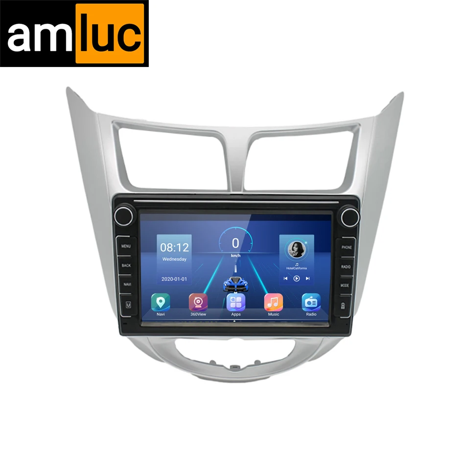 

Автомобильный DVD-плеер для Hyundai Solaris, accent, Verna, 2010, 2011, 2012, 2013, 2014, 2016, Android, радио, Gps, мультимедийный стерео-плеер для автомобиля