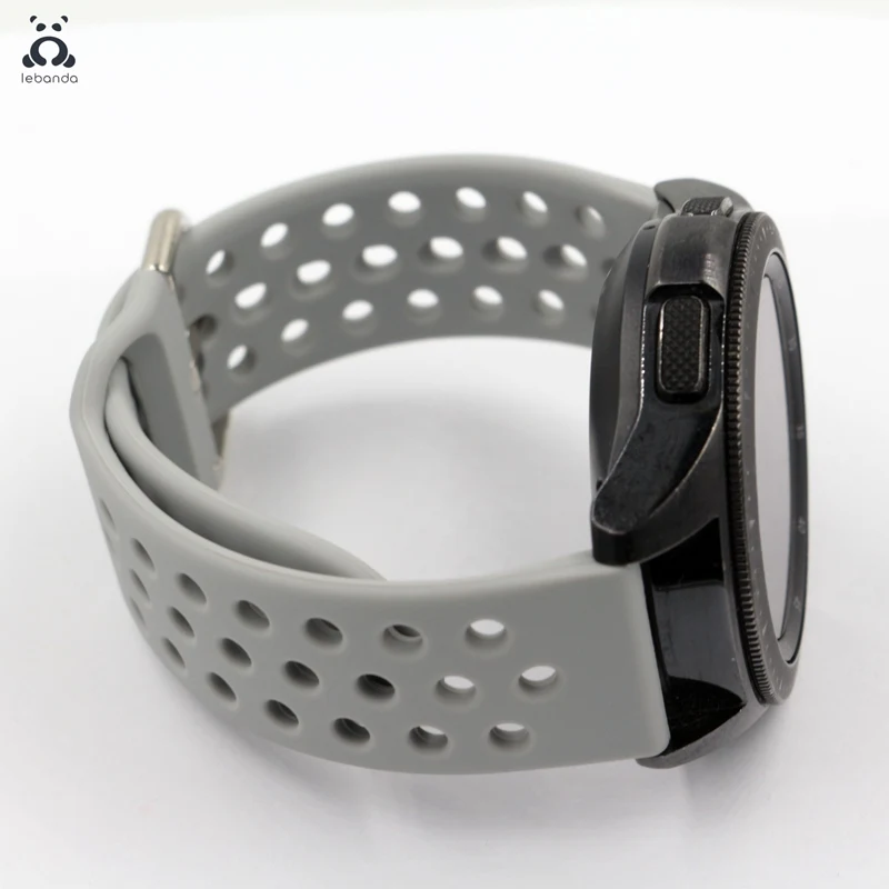 Lebanda спортивный ремешок для смарт часов Galaxy Watch Active/42/46 мм HUAWEI GT силиконовый из