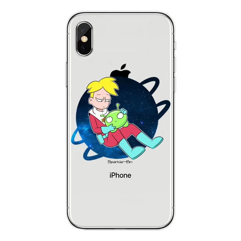 2018 Newest cartoon Final Spaces Case For iPhone X 10 6 6S 7 8 Plus XS XR MAX 5S SE Flexible Soft Silicone Phone Cover |