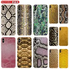 Soft Case For iPhone 13 12 11 Pro X XS Max XR 6 7 8 G Plus SE 2020 Mini Cover python yellow gold Snake skin