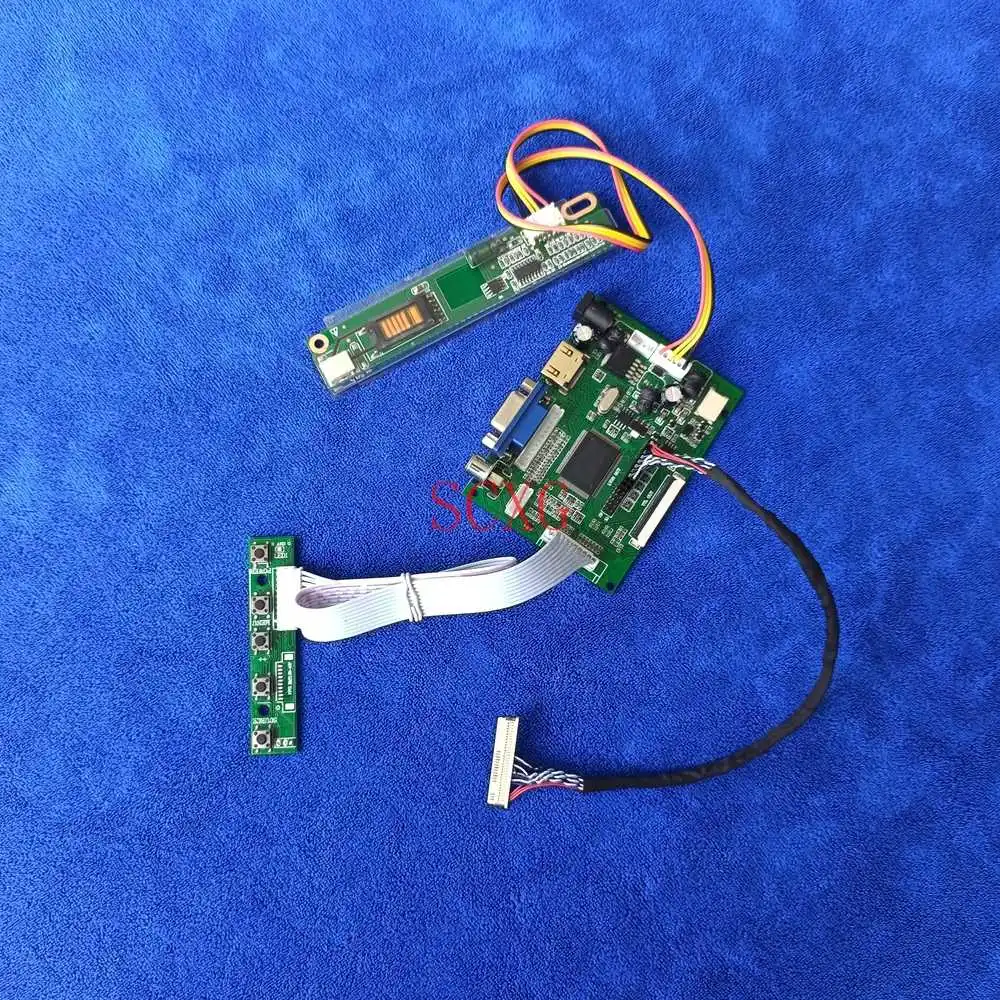 

VGA 2AV HDMI-compatible Matrix LCD Controller Drive Board DIY Kit 1-CCFL Fit LTD154EX0C/LTD154EX0S Display LVDS 30-Pin 1280*800
