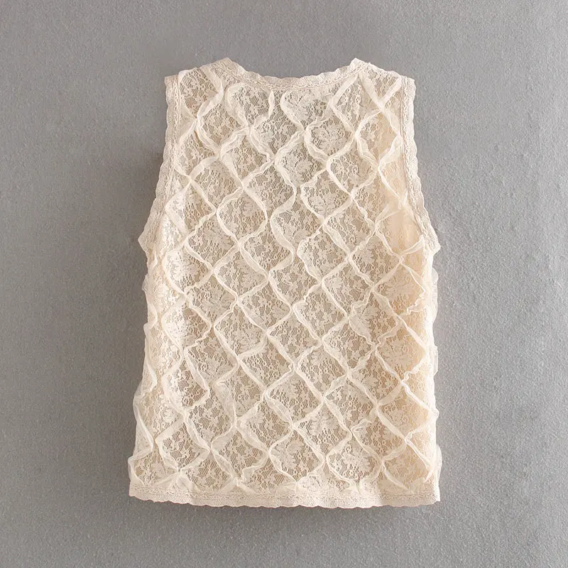 2019 Женская винтажная однобортная Повседневная кружевная женская блузка с v