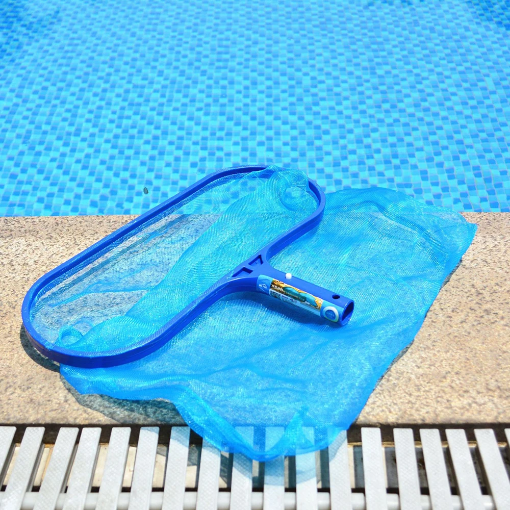 Бассейн пруд гидромассажная Ванна сетка лист Глубокая скиммер грабли чистящий